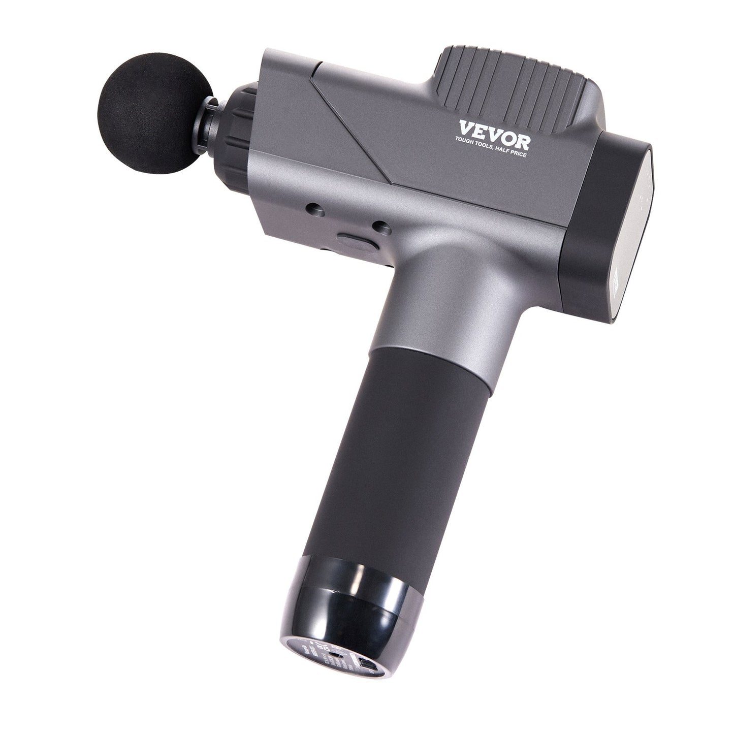 Massage Gun Deep Tissue Percussion Muscle Massager med 8 hastigheter 6 huvuden