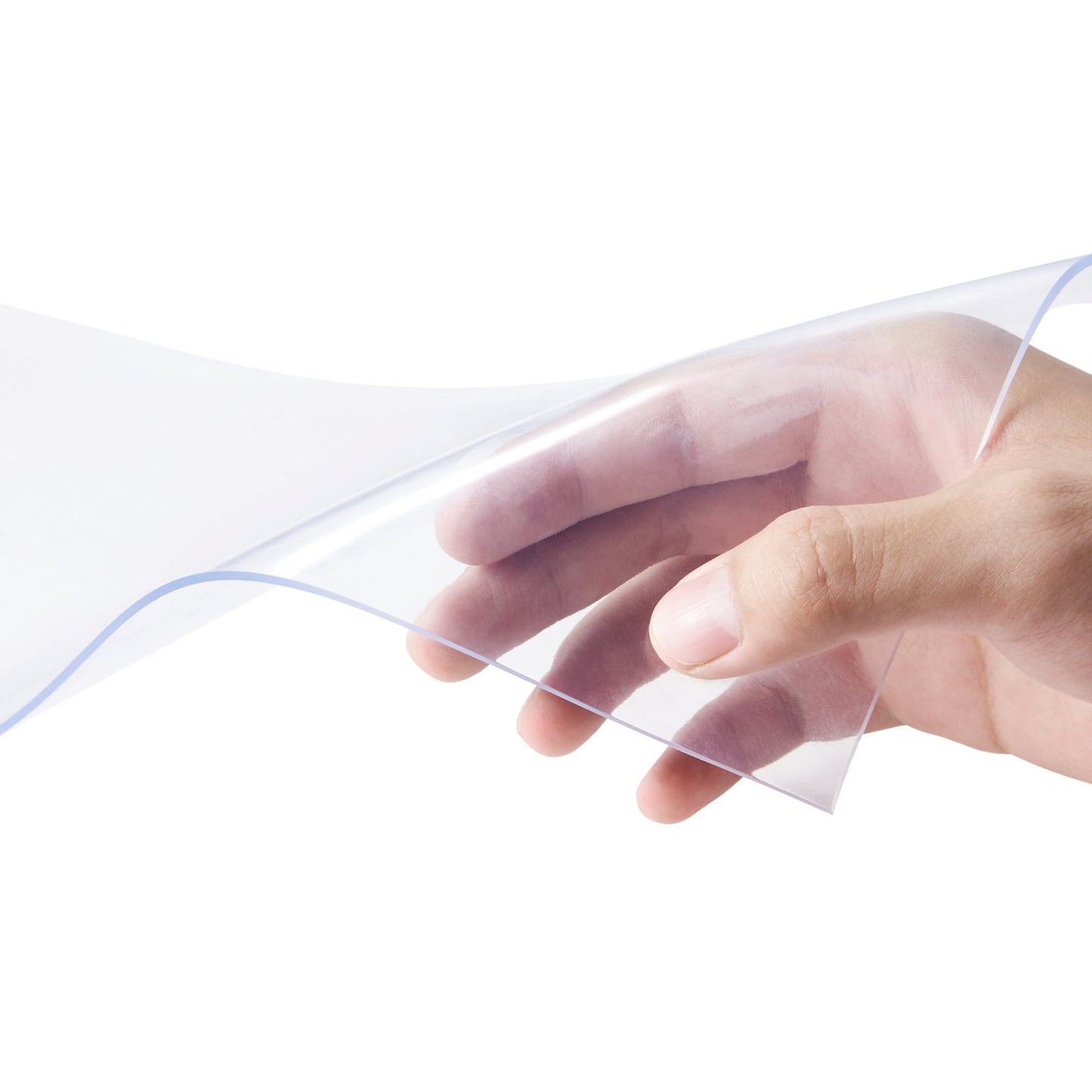 Streifenvorhang, PVC-Türvorhang, 24,9 x 30,5 cm, Rollo für Kühler und Gefrierschrank, transparenter Kunststoff
