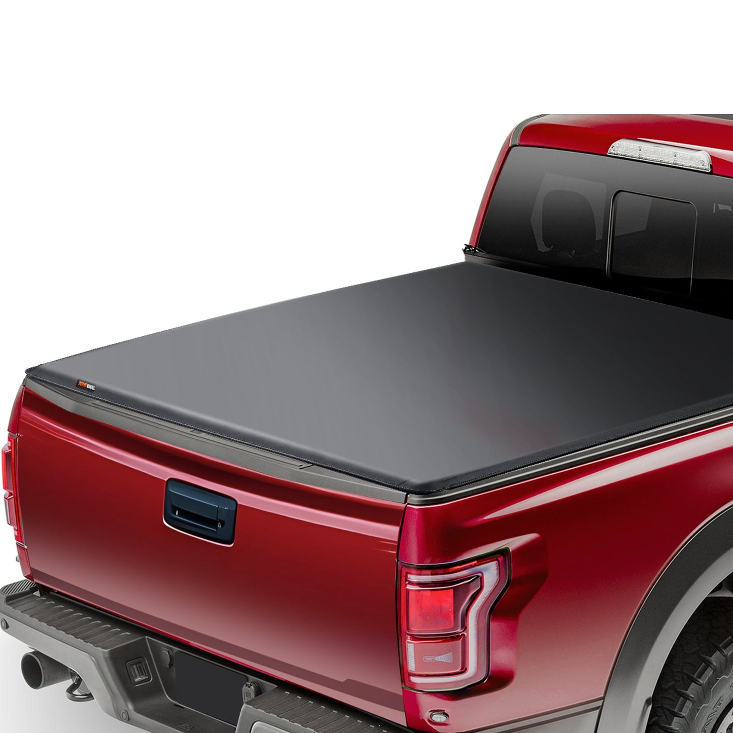 Truck Bed Cover, Roll Up Truck Bed Tonneau Cover, kompatibel med 2019-2024 Chevy Silverado GMC Sierra 1500 (INTE FIT 19-24 Classic) säng, för 5,8 x 5,3 fot säng, mjuk PVC, Roll Up Tonneau Cover