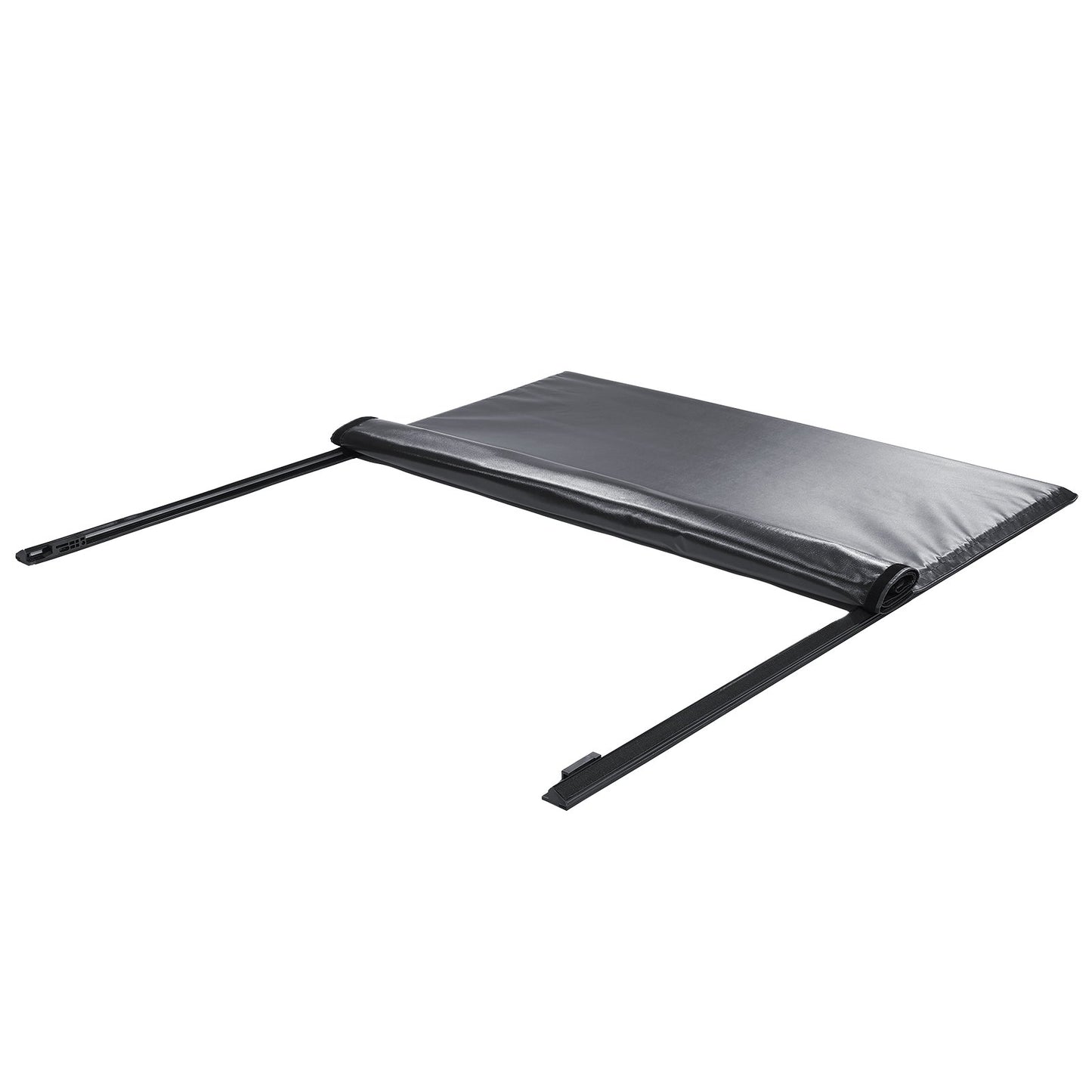 Truck Bed Cover, Roll Up Truck Bed Tonneau Cover, kompatibel med 2019-2024 Chevy Silverado GMC Sierra 1500 (INTE FIT 19-24 Classic) säng, för 5,8 x 5,3 fot säng, mjuk PVC, Roll Up Tonneau Cover