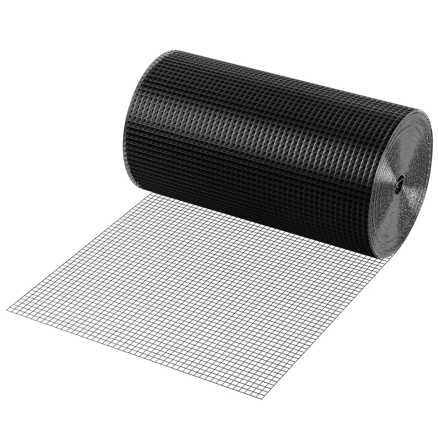 Hårdvaruduk, 24 tum x 100 tum galvaniserad trådnätrulle, 19 gauge kycklingtrådsstängselrulle, vinylbeläggning metalltrådsnät för hönshusbarriär, kaninormstaket, fjäderfäinhägnader