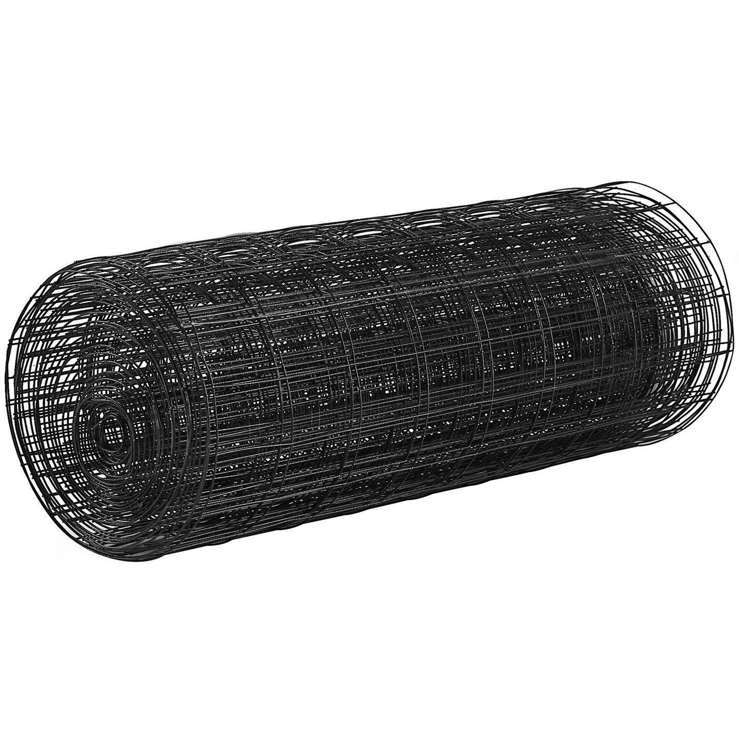 Hårdvaraduk, 24 tum x 50 tum galvaniserad trådnätsrulle, 16 gauge kycklingtrådsstängselrulle, vinylbeläggning metalltrådsnät för hönshusbarriär, kaninormstaket, fjäderfäinhägnader