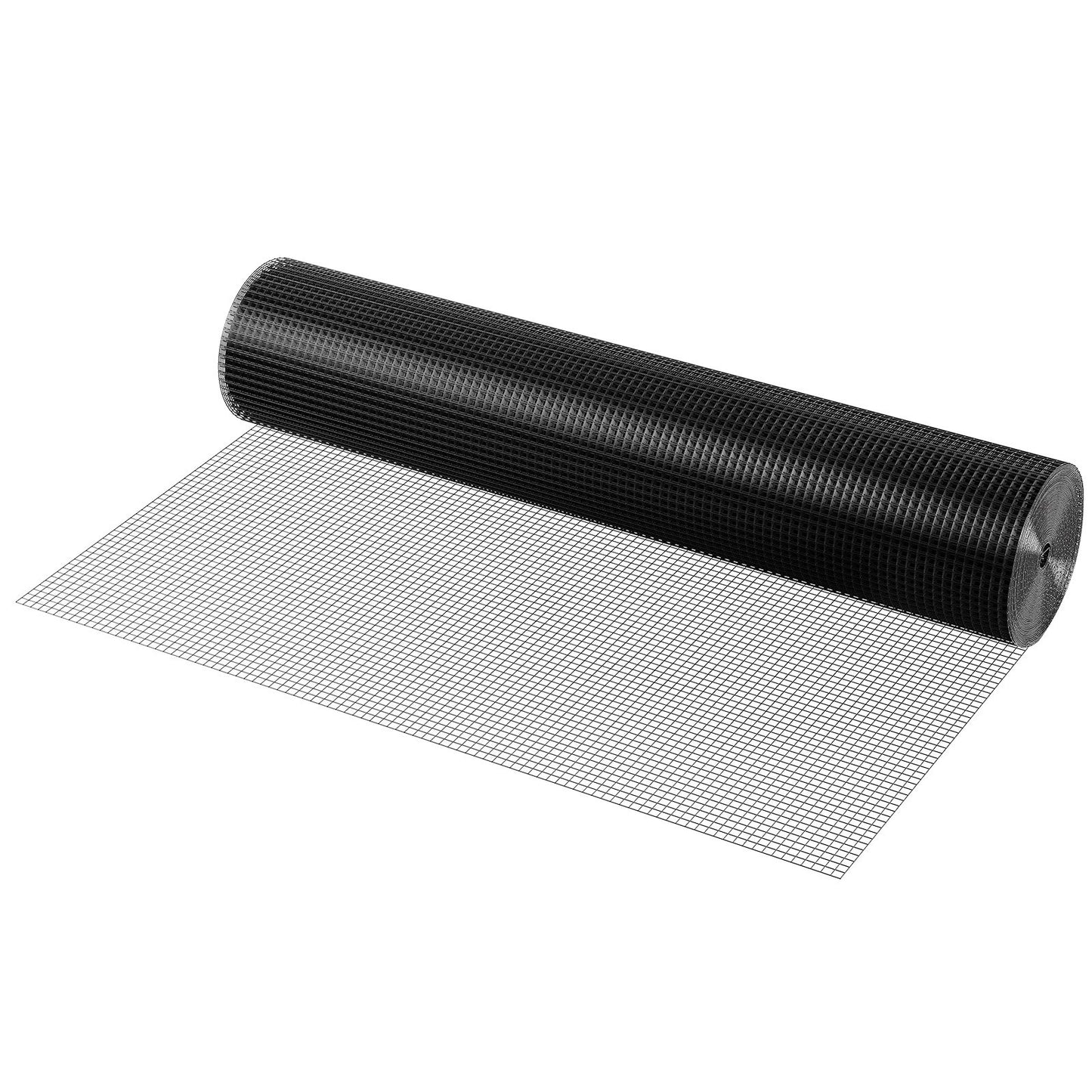 Hårdvaraduk, 48 tum x 50 tum galvaniserad trådnätrulle, 19 gauge kycklingtrådsstängselrulle, vinylbeläggning metalltrådsnät för hönshusbarriär, kaninormstaket, fjäderfäinhägnader