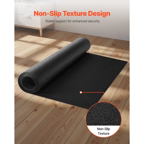 Löpbandsmatta för heltäckningsmatta 4 mm tjock 900x2000 mm träningsmatta