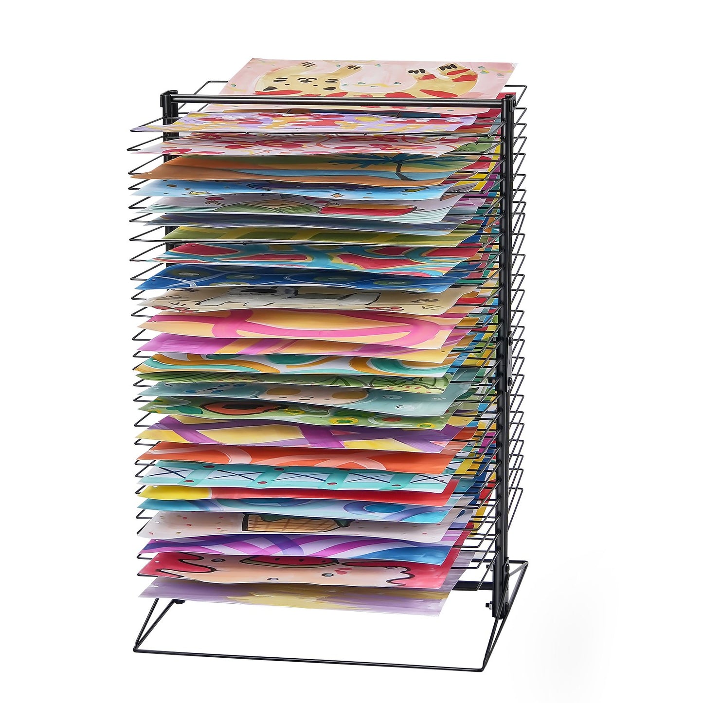 Art Drying Rack 50 Removable Shelves Painting Drying Rack for Classroom
