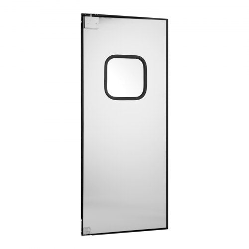 Trafikdörr i rostfritt stål, enkel panel, 91,4x213,4 cm, kommersiell | EU
