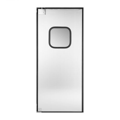 Trafikdörr i rostfritt stål, enkel panel, 91,4x213,4 cm, kommersiell | EU