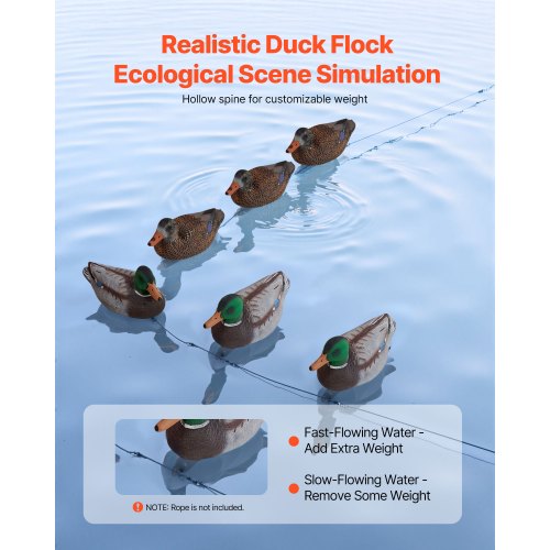 Duck Decoy Outdoor Teal Decoy Realistic Plastic Floating Duck For Hunting