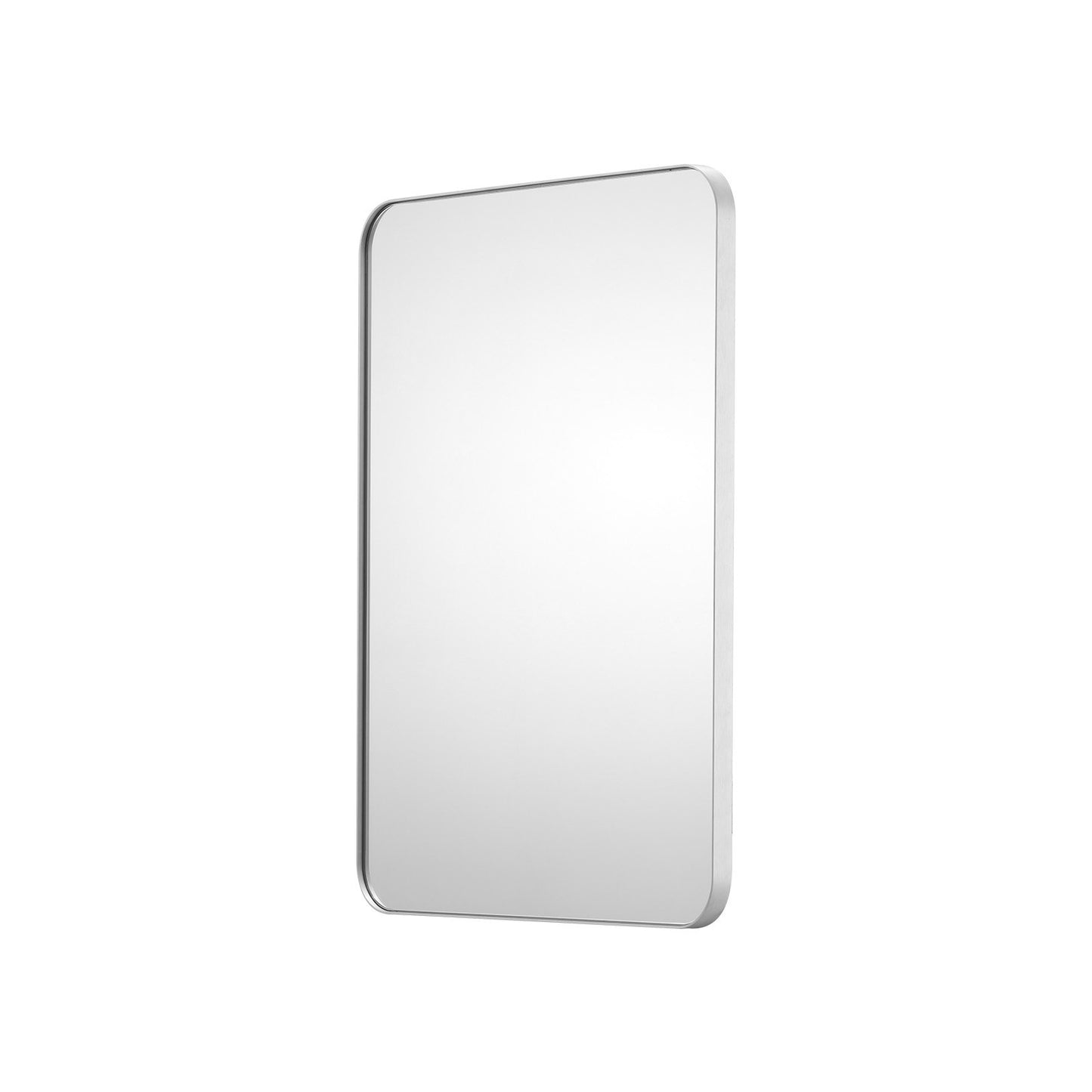 Square Wall Mounted Mirror 22" x 30" Mirror with Aluminum Frame