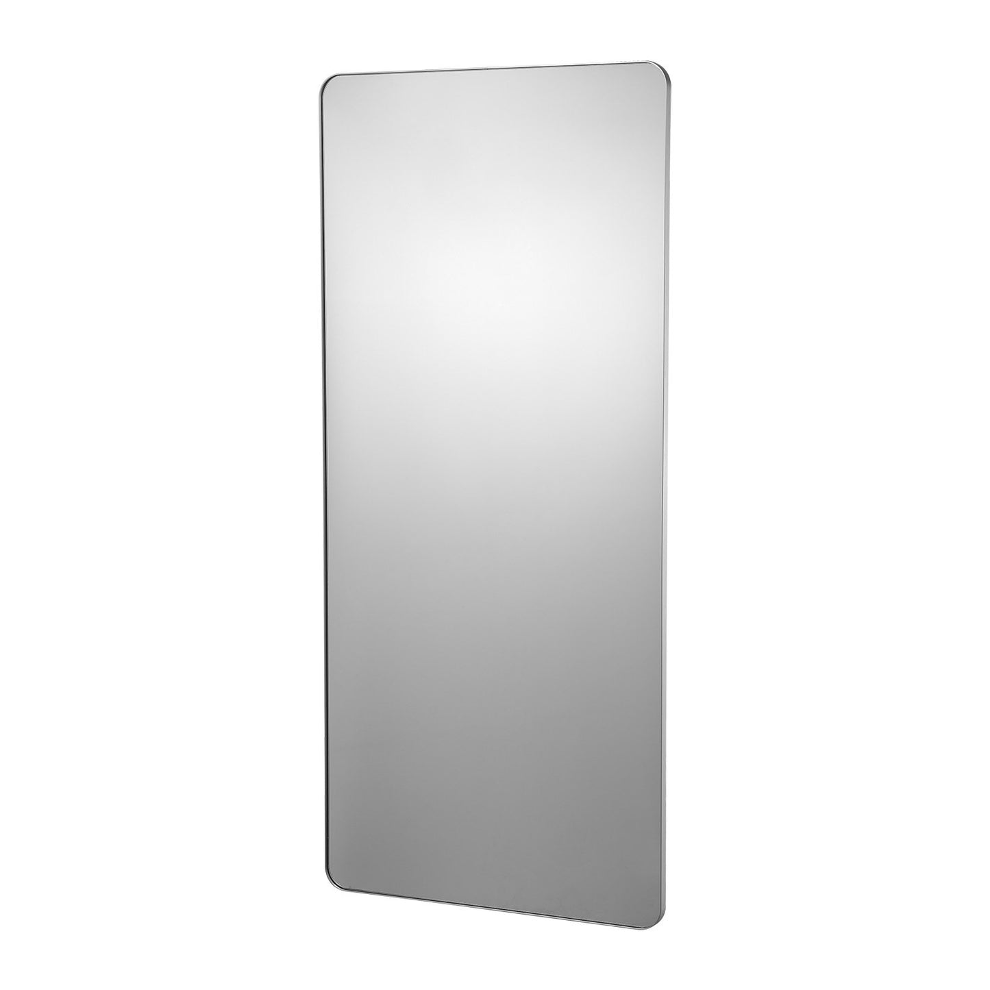 Square Wall Mounted Mirror 32" x 72" Mirror with Aluminum Alloy Frame