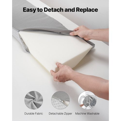 Keilkissen für Kopfteil 190x25x15 cm Füllmaterial für Zwischenräume von 0-18 cm | EU
