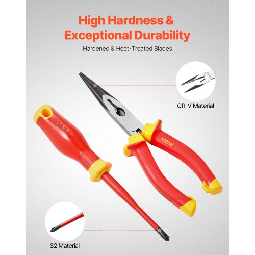 Insulated screwdriver set 50-piece insulated tool set for electricians 1000V