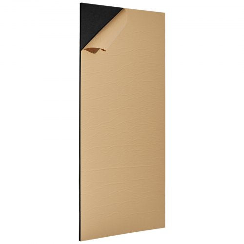 5-pack akustiska väggpaneler 47,2 x 23,6 x 0,4 tum självhäftande svarta | EU