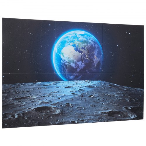 6-pack acoustic panels 23.6 x 23.6 inches self-adhesive for grounding