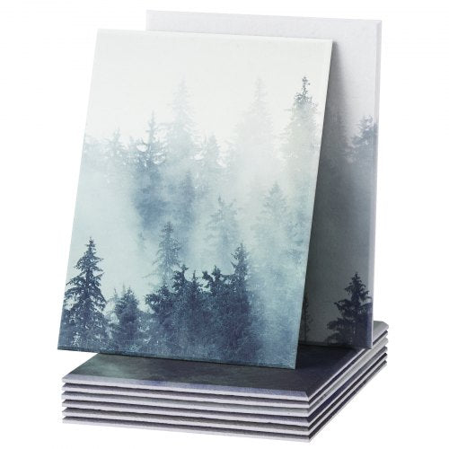 8er-Pack Akustikplatten 35,5 x 28,5 cm selbstklebend für Home Forest | EU