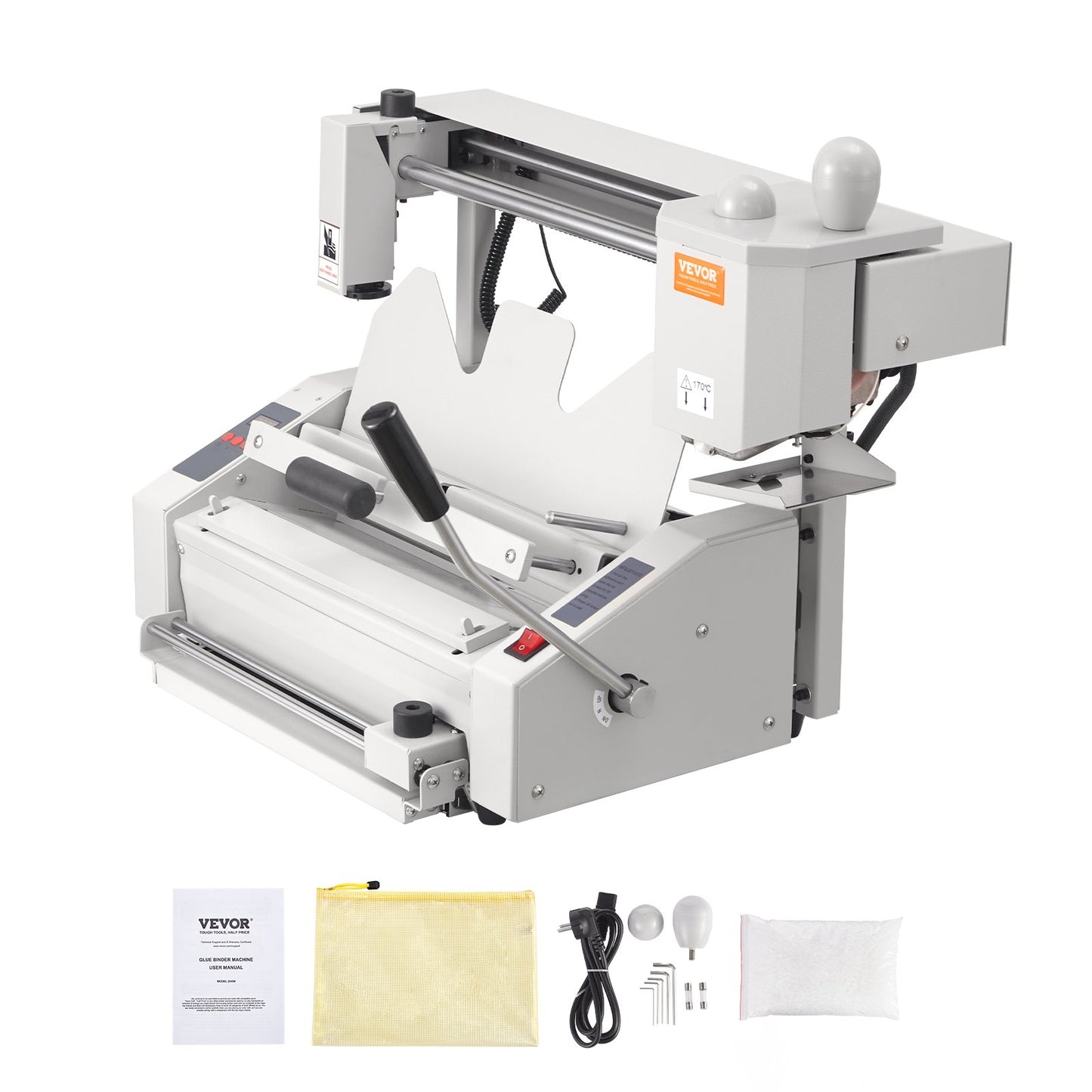 Termisk bindningsmaskin termisk bokbindare 400 ark A3 A4 A5 dokument