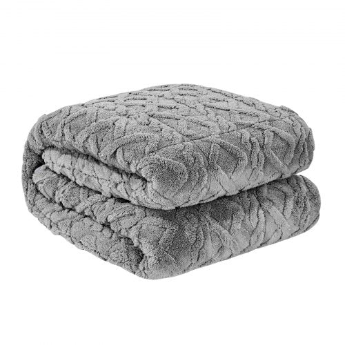 Weight blanket 9 kg 150 x 210 cm Queen Size Heavy blanket in sherpa fleece