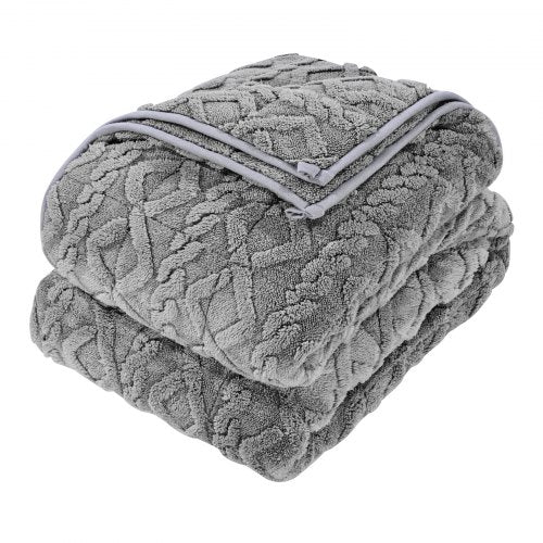 Weight blanket 9 kg 150 x 210 cm Queen Size Heavy blanket in sherpa fleece