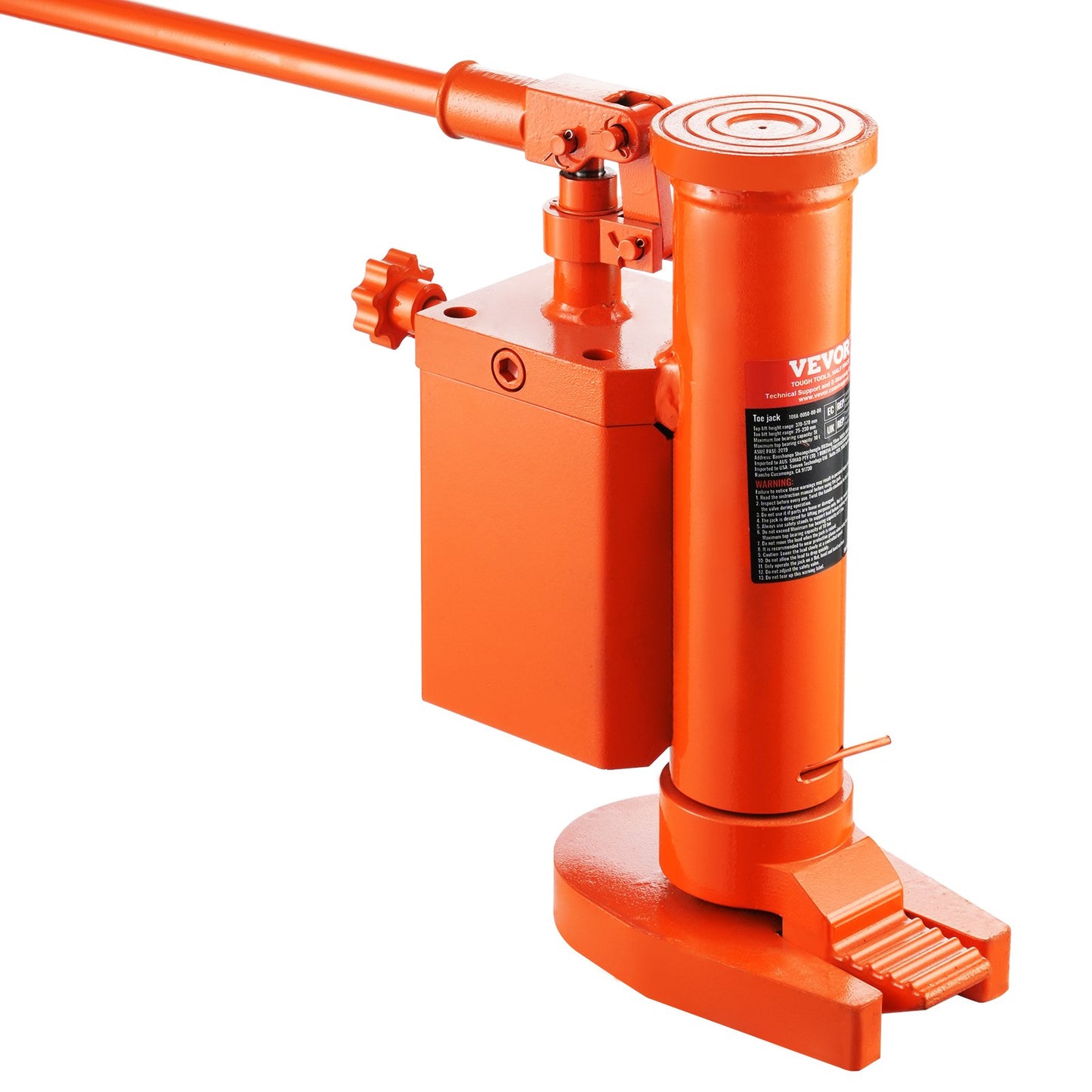 Hydraulic Machine Toe Jack Lift 360° Roterbar 5 T Toe 10 T Toppkapacitet