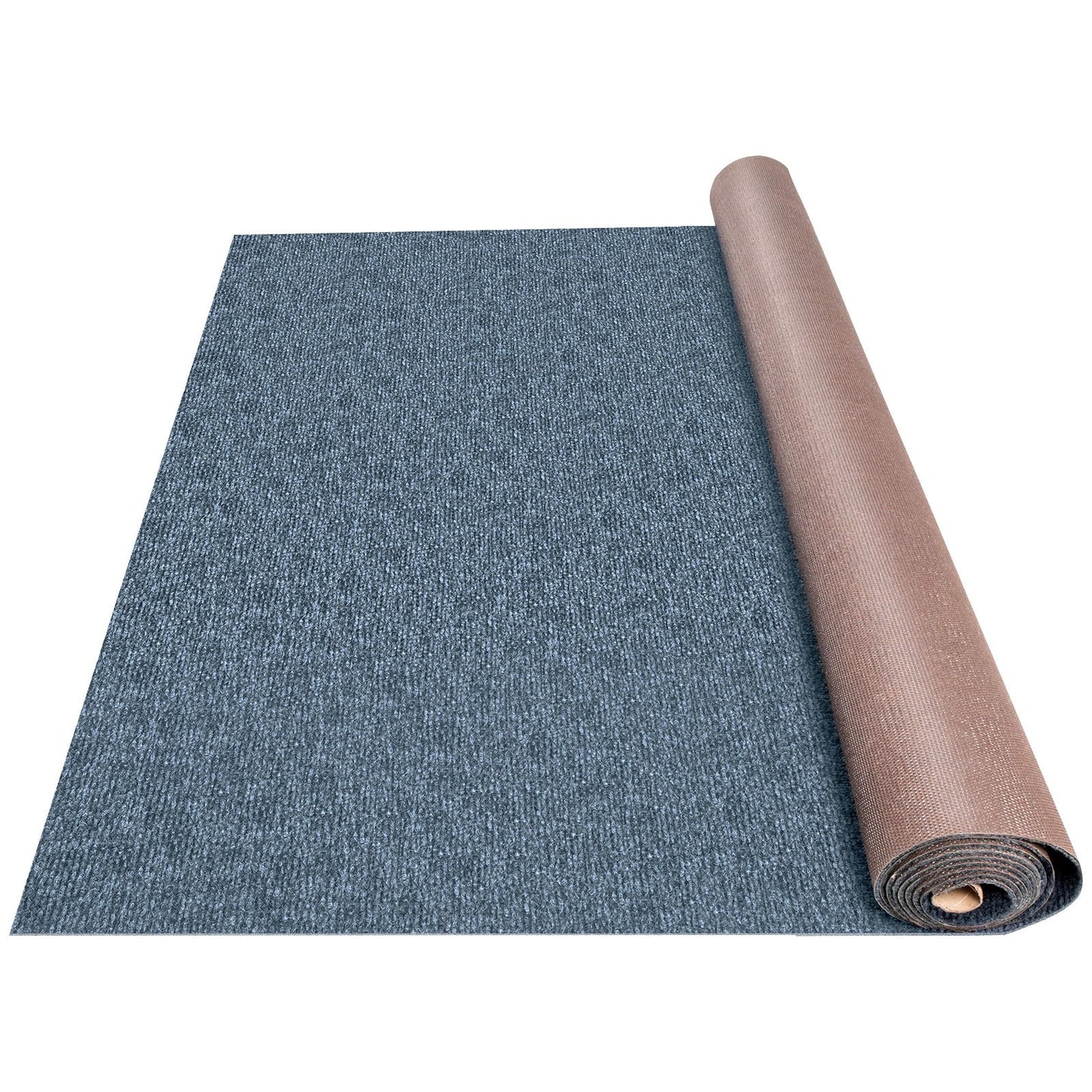 Marine Carpet 6x13ft Båtmattor Inomhus utomhusmattor för uteplats däck Anti-slide TPR Vattentät ryggskärning Utomhus marina mattor Lätt att rengöra Utomhus matta Roll Entryway Veranda (6x13ft, Grå)