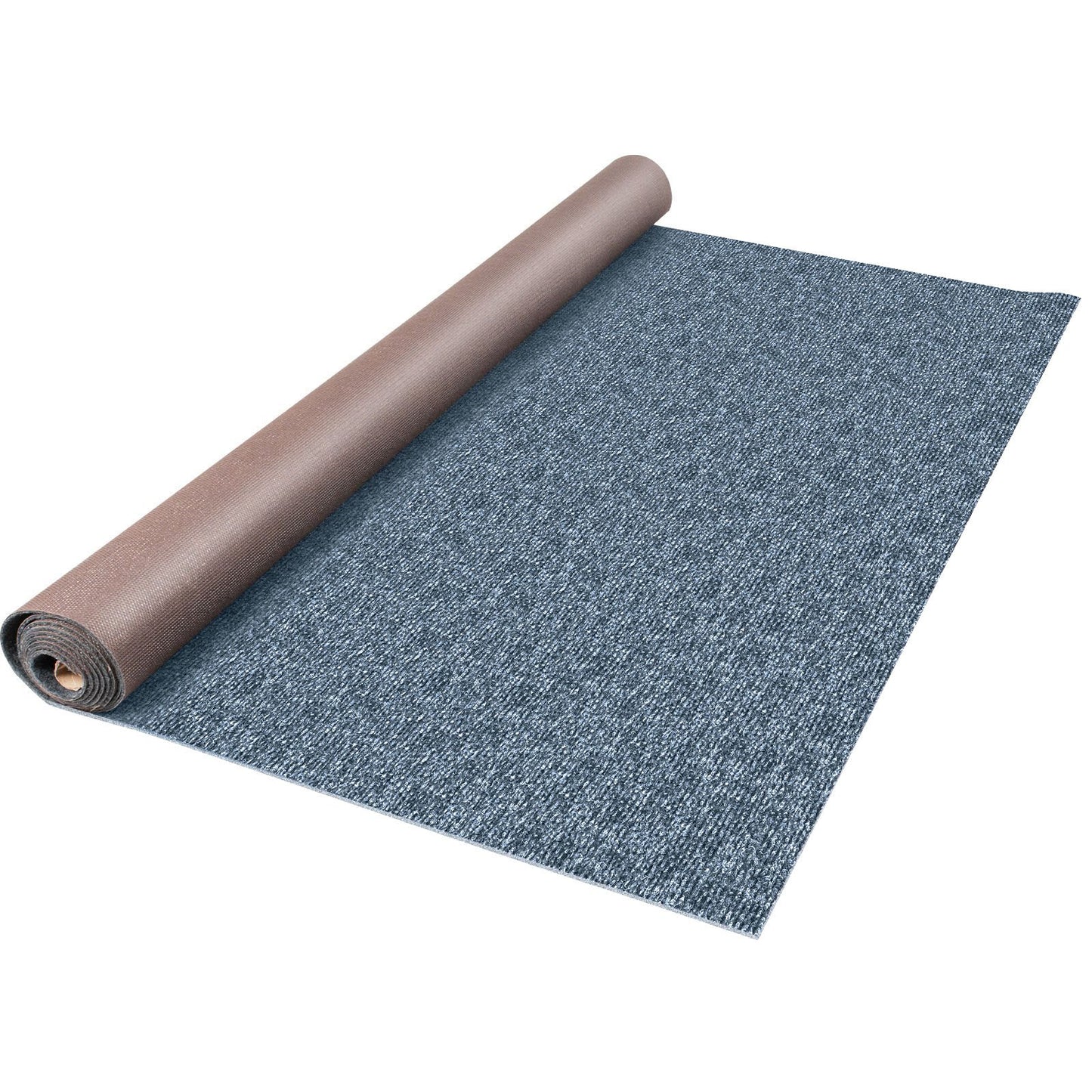 Marine Carpet 6x13ft Båtmattor Inomhus utomhusmattor för uteplats däck Anti-slide TPR Vattentät ryggskärning Utomhus marina mattor Lätt att rengöra Utomhus matta Roll Entryway Veranda (6x13ft, Grå)