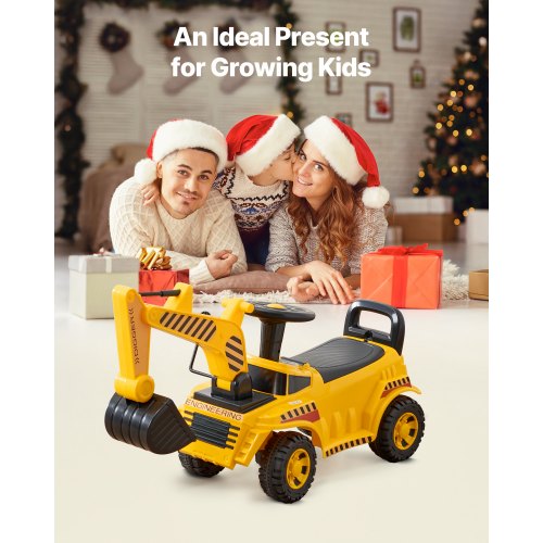 Åkbil 25 kg Grävmaskinsbil med hjälm för småbarn | EU