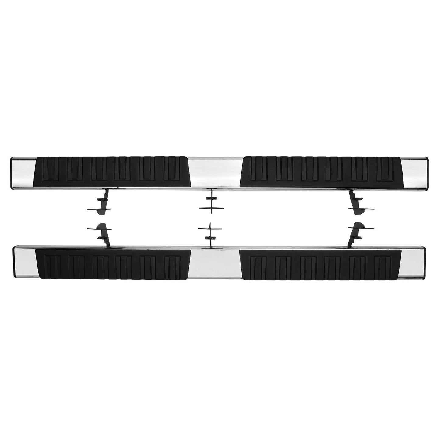 Löpbrädor, 6" stegstänger kompatibla med 2009-2018 Dodge Ram 1500/2010-2023 Ram 2500/3500 (Inkluderar 2019-2023 Classic) Crew Cab, 201 rostfria sidosteg, 500 PCLS