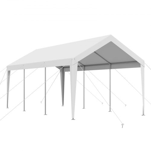 Carport, 3 x 6 meters, heavy duty, portable, car protection tent, white