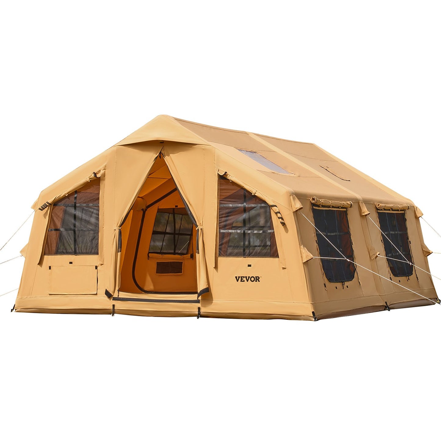 Inflatable tent for camping 8-12 people glamping tent with pump Easy assembly