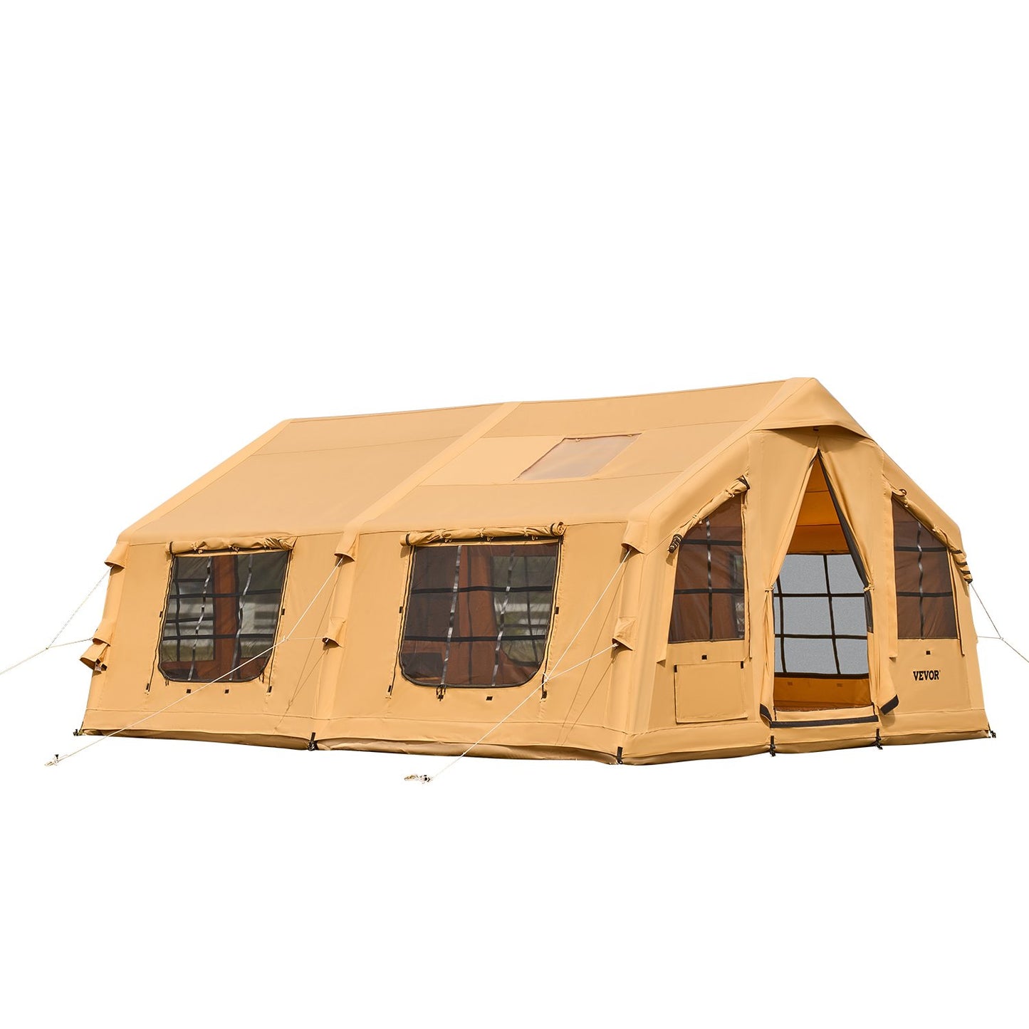 Inflatable tent for camping 8-12 people glamping tent with pump Easy assembly