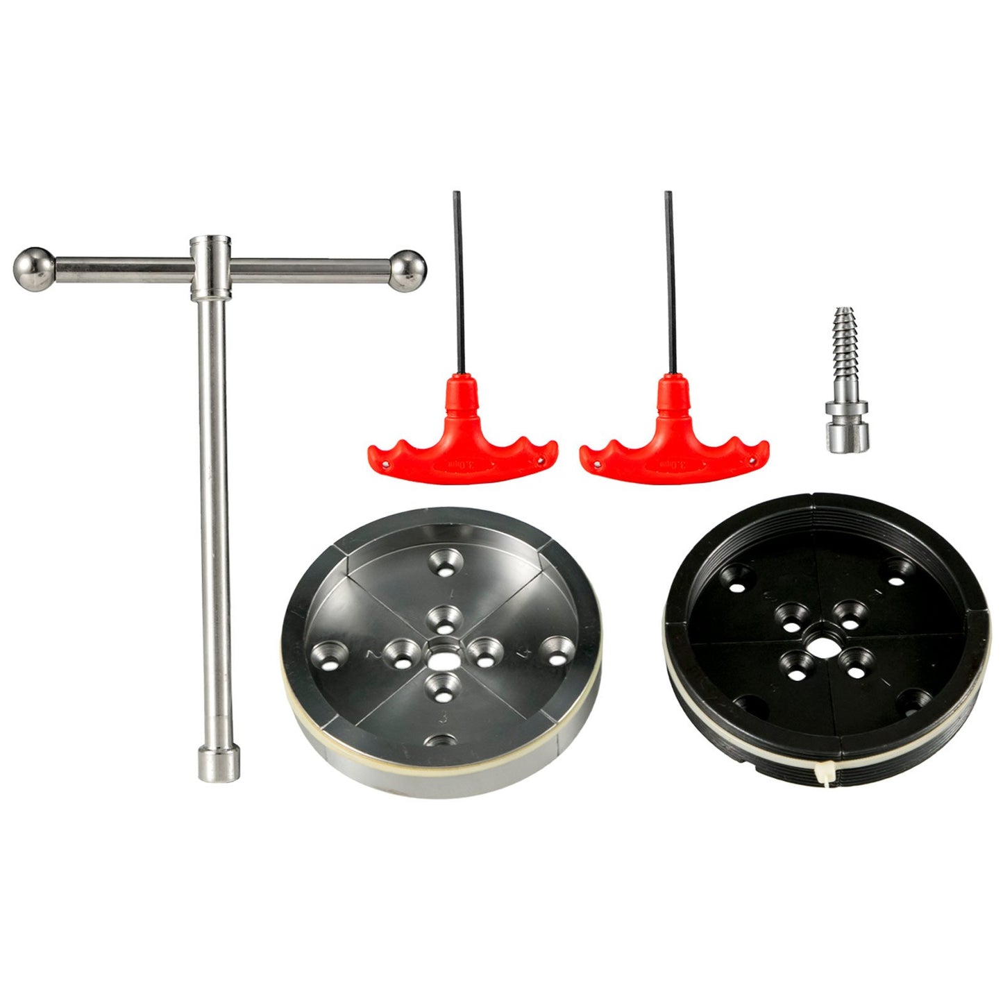 Drehfutter, 4 Zoll, Holzdrehfutter, 4 Backen, 1 Zoll x 8TPI Gewinde, Drehfutter-Set, Nova Drehfutter, Holzdrehfutter, Schüsselfutter mit Satz von Qualitätszubehör und einem Koffer für die Holzbearbeitung