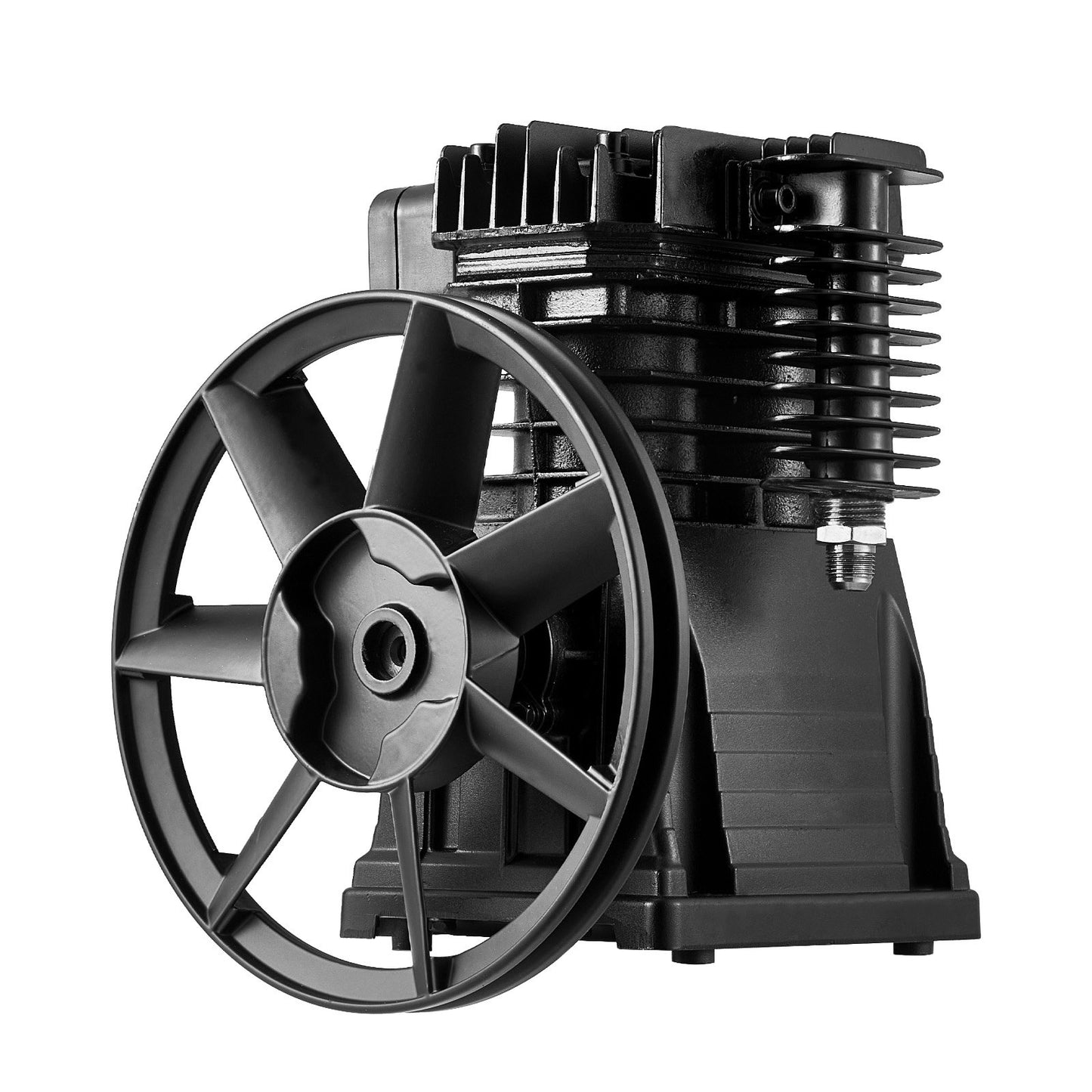 Luftkompressorpumphuvud 3HP 5.8CFM @ 90PSI dubbelcylindrig kolvpumphuvud