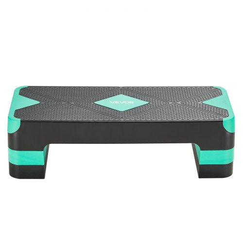 Aerobic Exercise Step Platform Justerbar Workout Stepmaskin 4 Riser Grön | EU