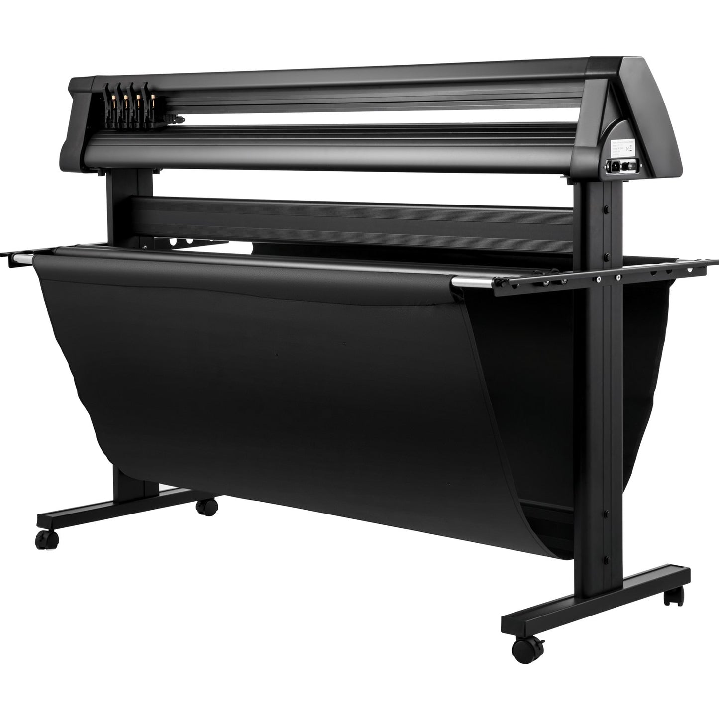 Vinyl cutter, 1350mm vinyl plotter, LED screen plotter cutter, semi-automatic built-in optical eye, compatible with SignCut software for Mac and Windows systems with stand