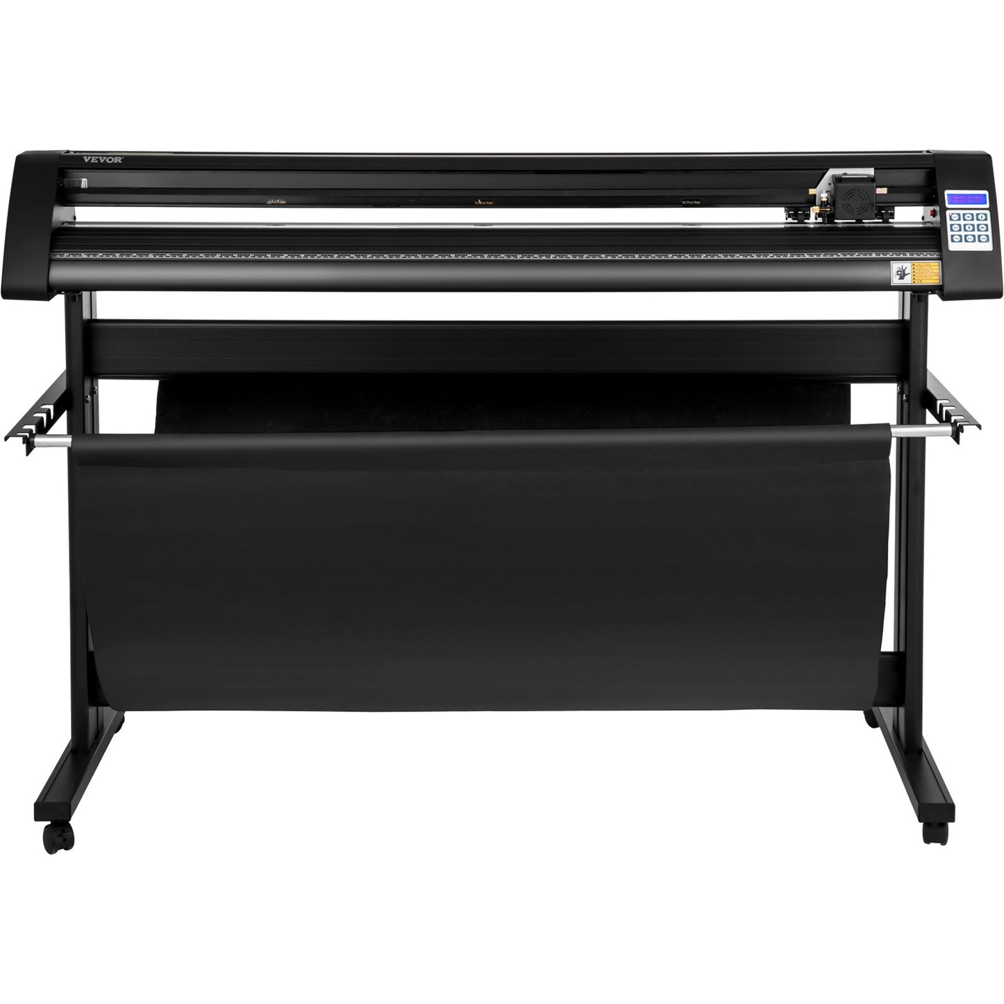 Vinyl cutter, 1350mm vinyl plotter, LED screen plotter cutter, semi-automatic built-in optical eye, compatible with SignCut software for Mac and Windows systems with stand