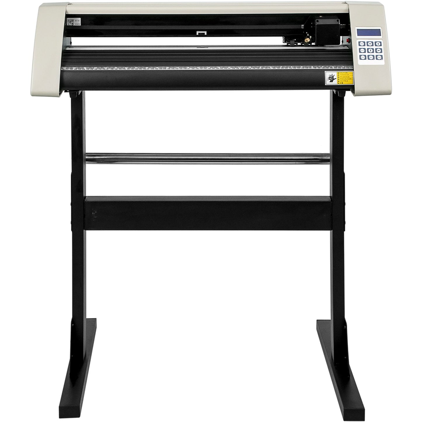 Vinyl Cutter 28 Inch Vinyl Cutter Machine 720mm Pappersmatning Vinyl Plotter Cutter Machine med robust golvstativ för att skära papper Vit