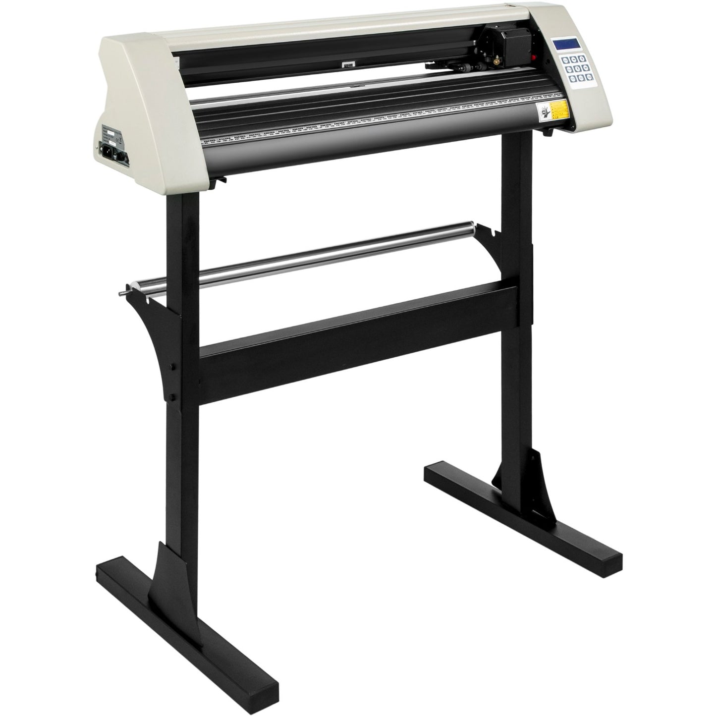 Vinyl Cutter 28 Inch Vinyl Cutter Machine 720mm Pappersmatning Vinyl Plotter Cutter Machine med robust golvstativ för att skära papper Vit