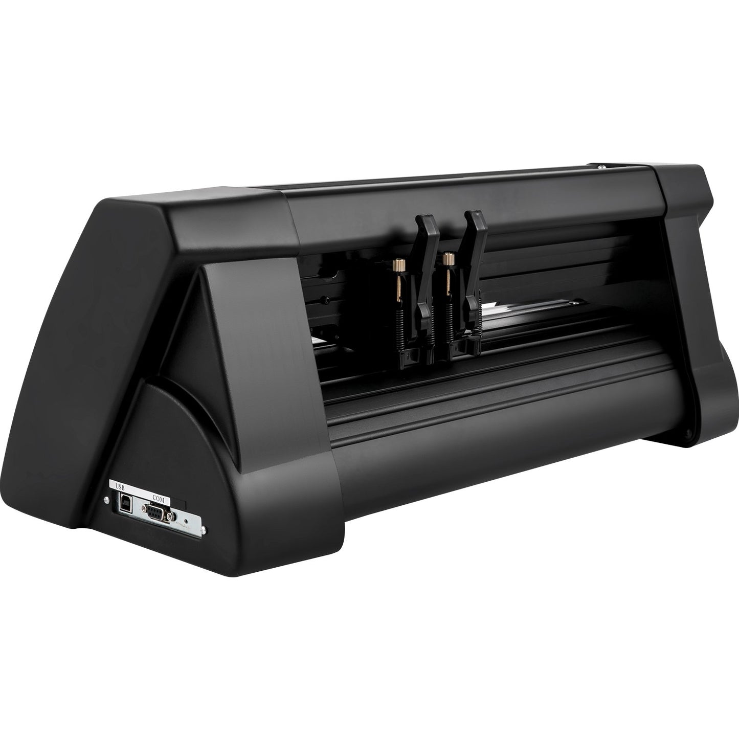 Vinyl Cutter, 375mm Vinyl Plotter, LED Screen Plotter Cutter, Semi-Automatic Built-in Optical Eye, Compatible with SignCut Software for Mac and Windows System Desktop Design