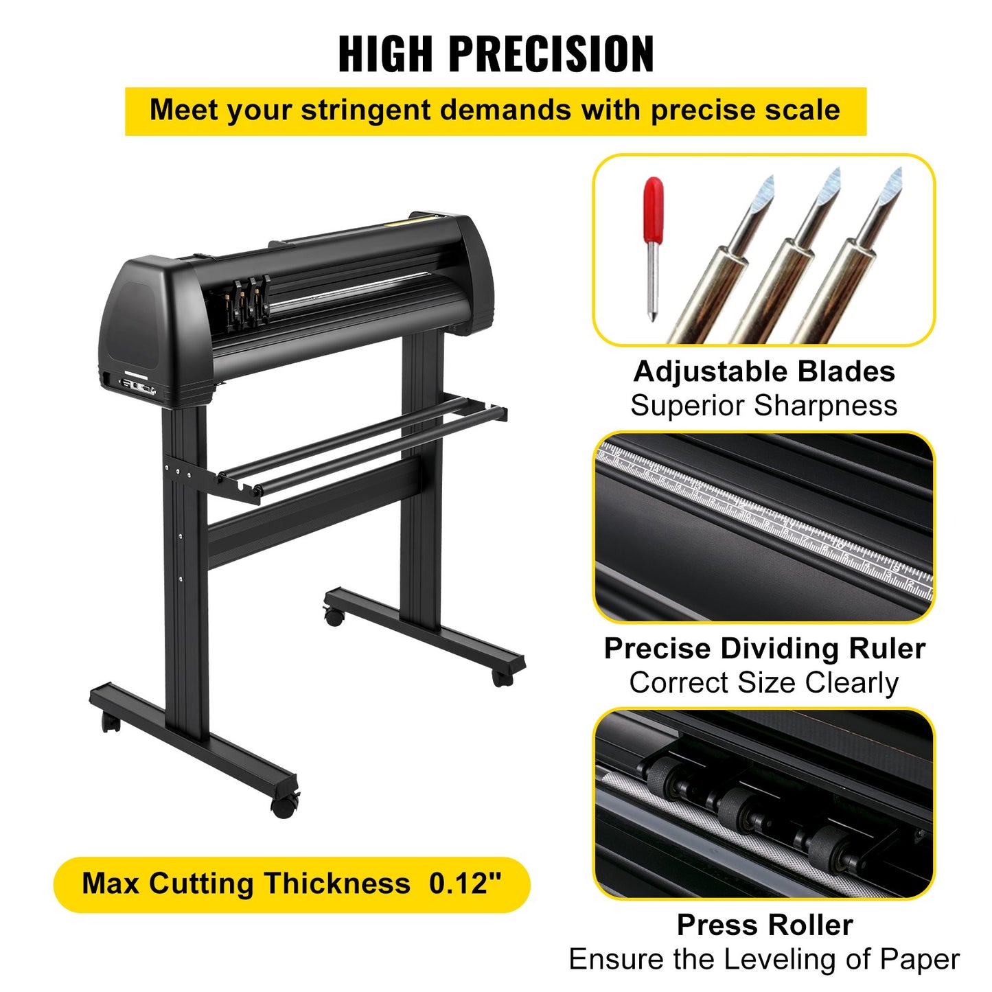 870 mm Vinyl Cutter Machine Vinyl Plotter SignCut Software för Windows