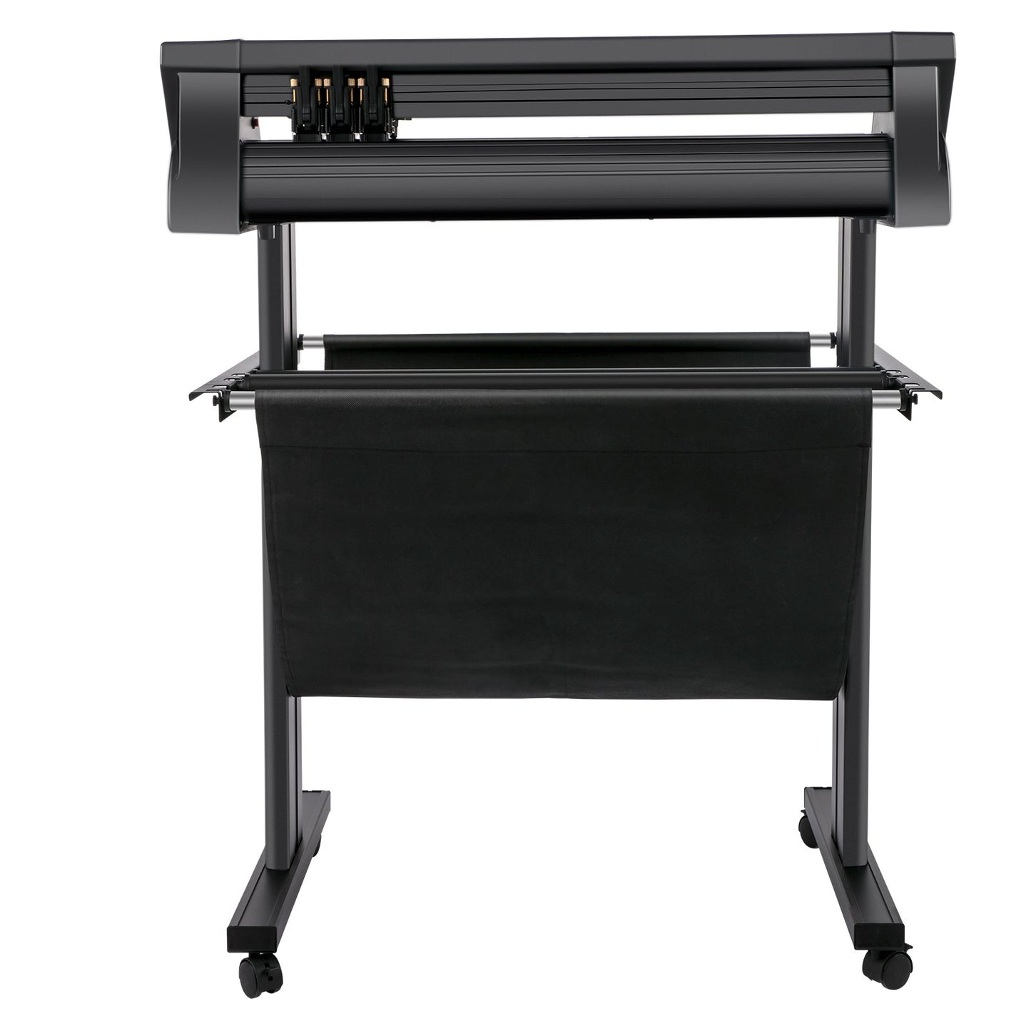 Vinylskärare, 870 mm vinylplotter, LED-skärmplotterskärare, halvautomatisk inbyggd optisk öga för exakt styrning, kompatibel med SignMaster-programvaran för Windows-system med stativ