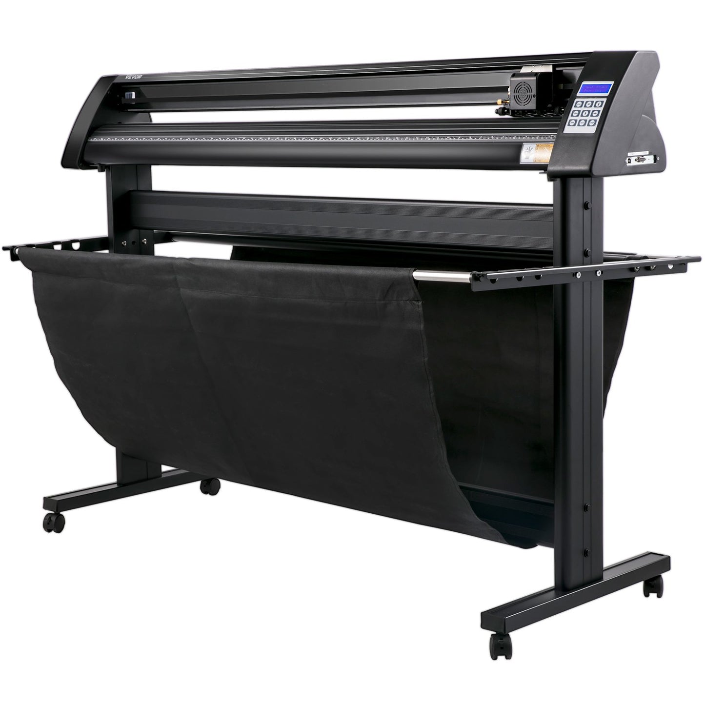 Vinylschneider, 1350 mm Vinylplotter, LED-Bildschirmplotterschneider, halbautomatisches integriertes optisches Auge, kompatibel mit SignMaster-Software für Windows-Systeme mit Ständer