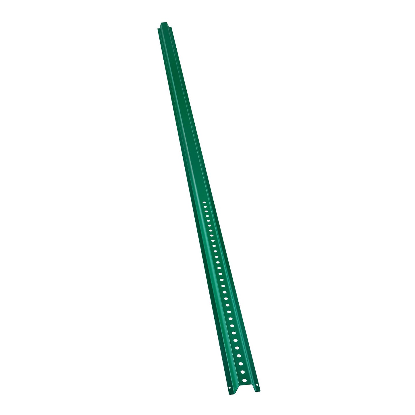 Cast Iron Sign Post 8 Foot Fixed U Channel Heavy Duty Post Sign Holder Green