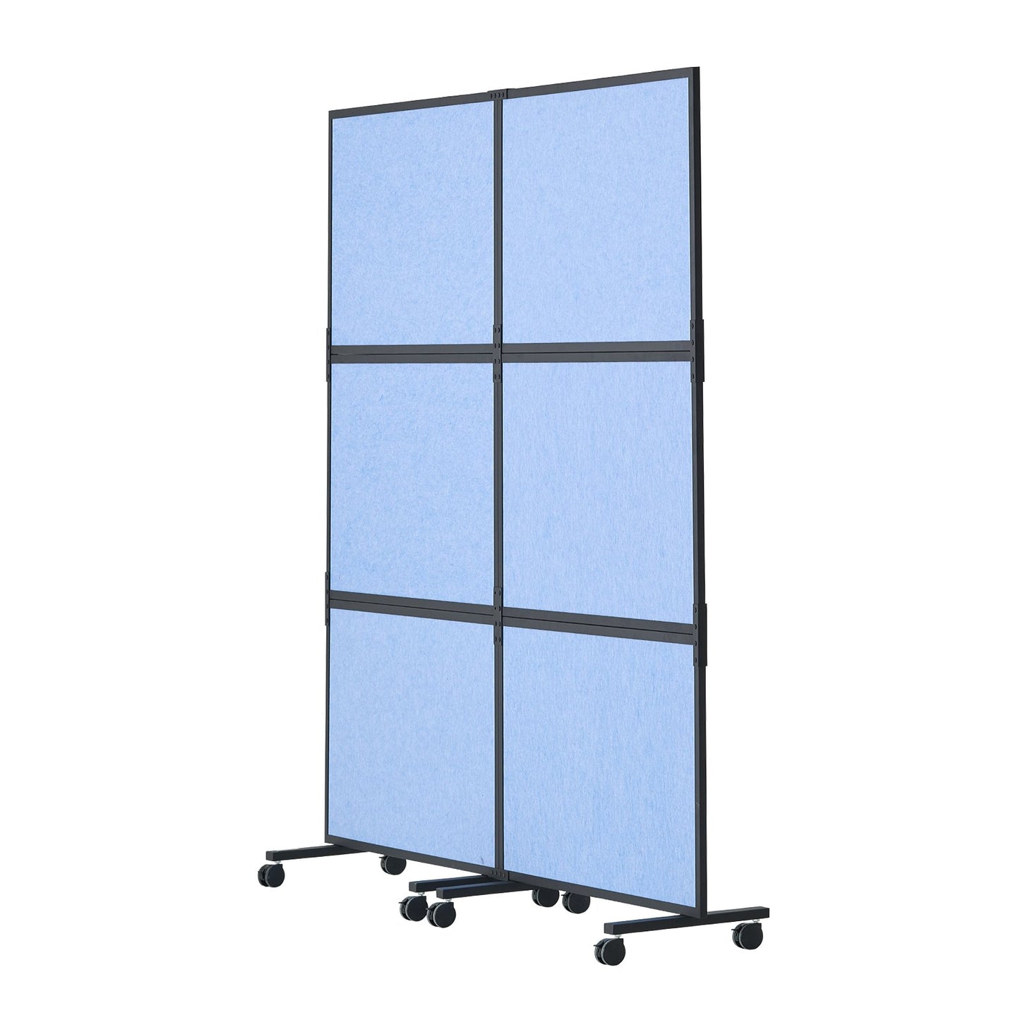 Akustisk Rumsavdelare Partitionspanel Sekretessskärm 2 Pack Indigo Blue