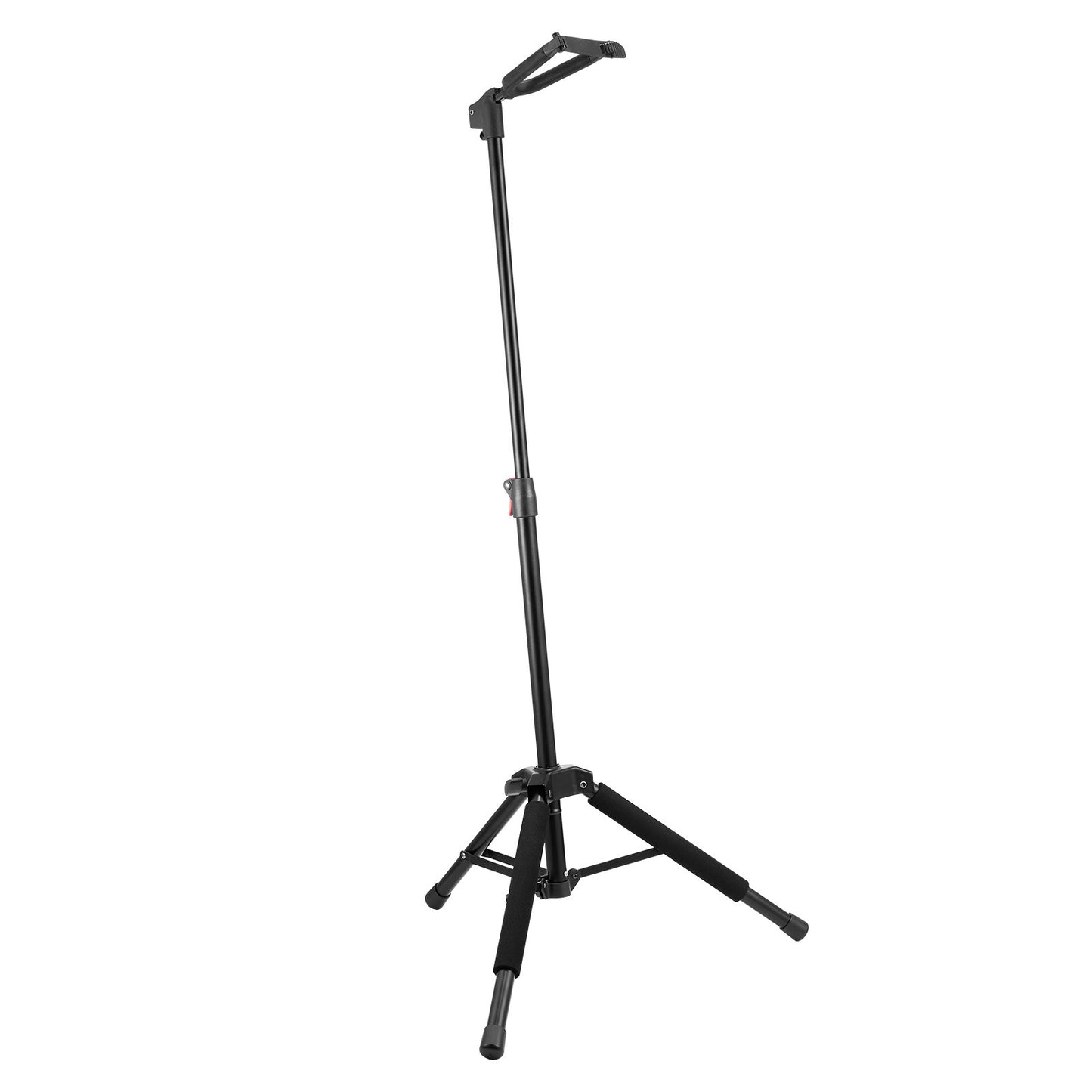 Dreibeiniger Gitarrenständer, bodenstehend, zusammenklappbar, 90-120 cm, höhenverstellbar