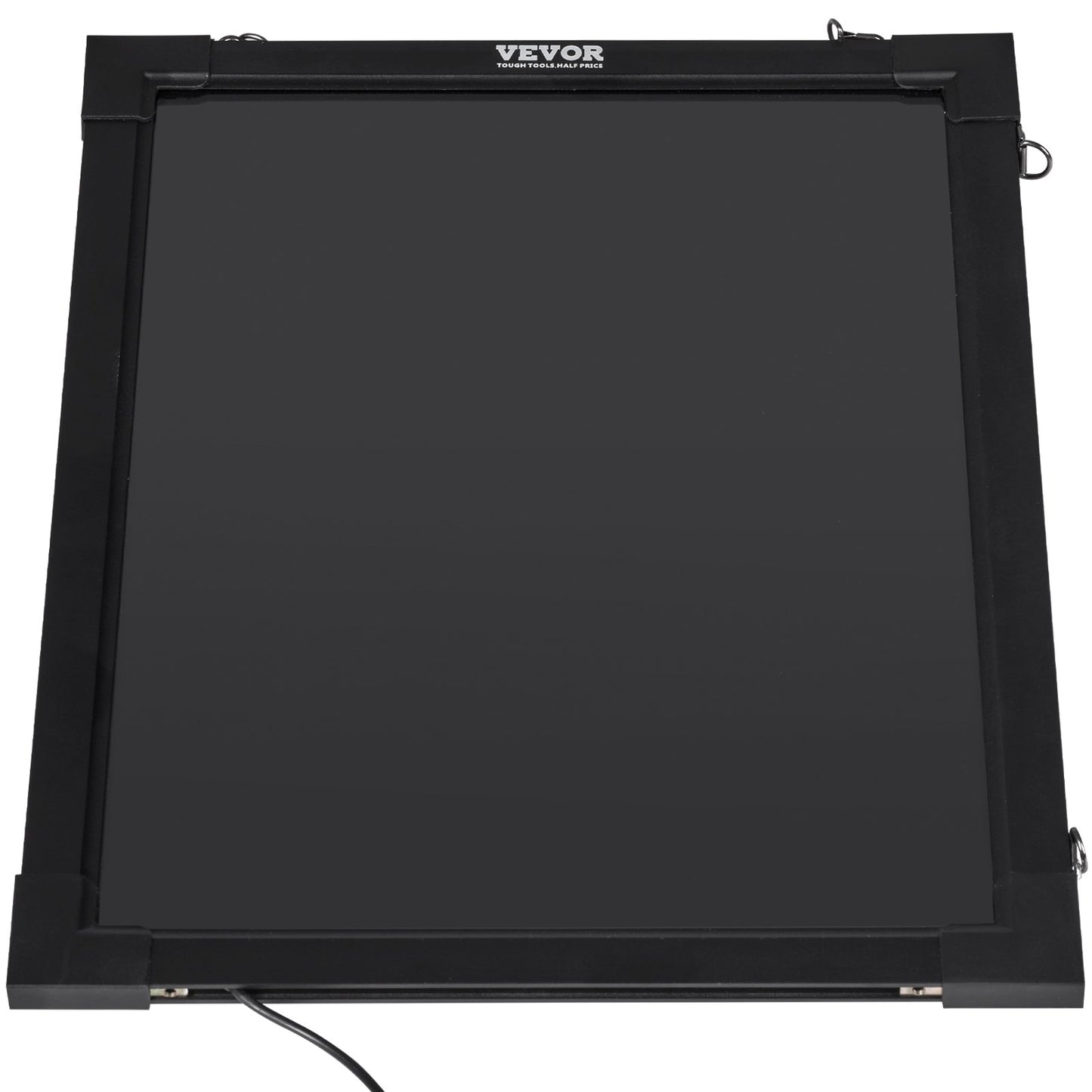 LED meddelandeskrivtavla 16"x12" upplyst raderbar upplyst svart tavla