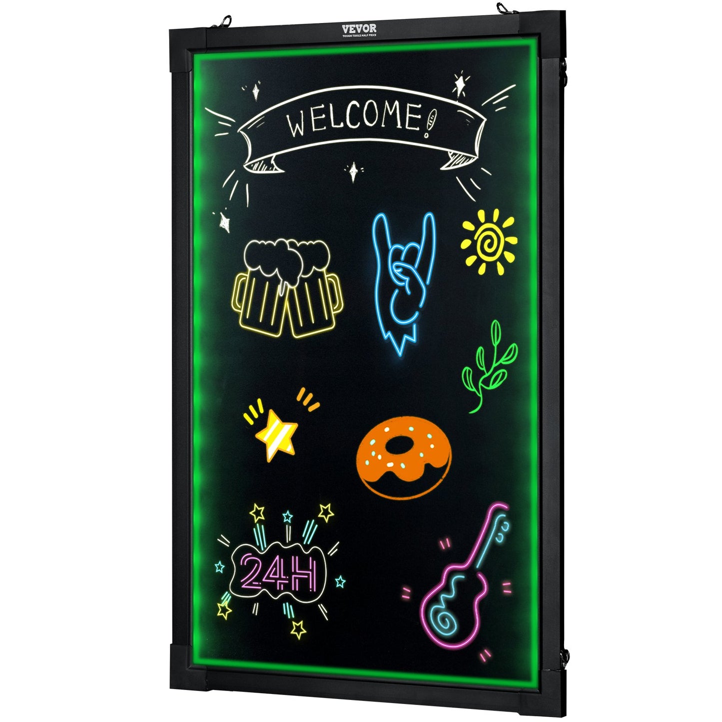 LED-anslagstavla Light Board Upplyst Raderbar 405x605mm