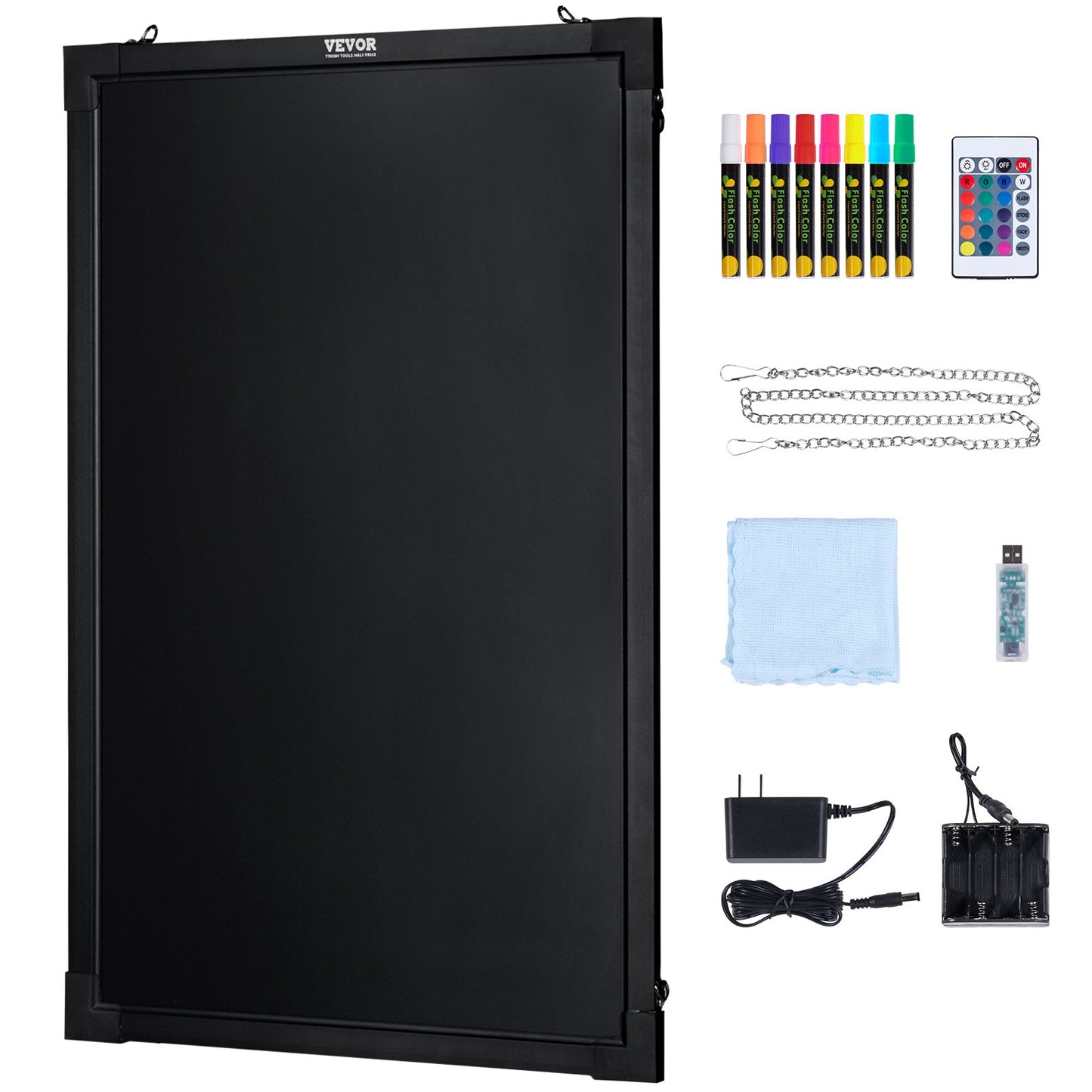 LED-anslagstavla Light Board Upplyst Raderbar 405x605mm
