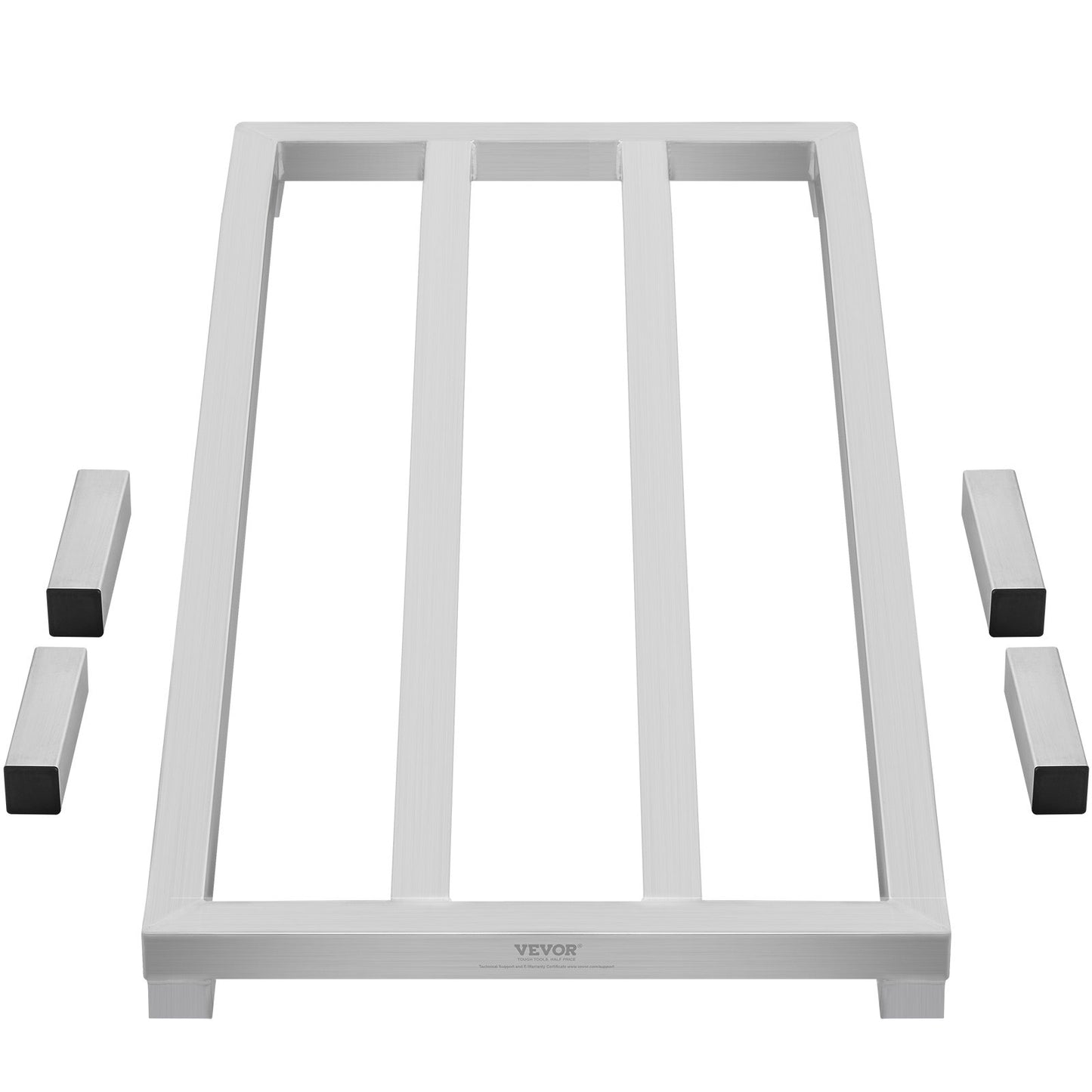 Stödställ i aluminium Stationär Stötställ 48" x 20" x 8" Förvaringsställ