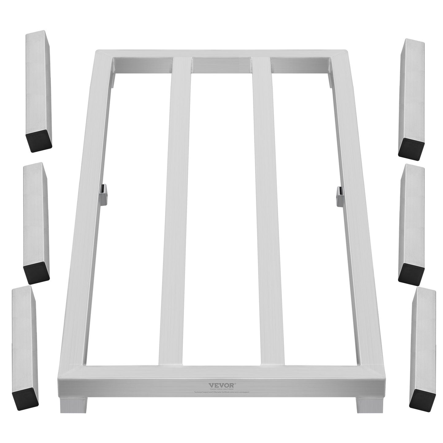 Stödställ i aluminium Stationär Stötställ 60" x 20" x 12" Förvaringsställ