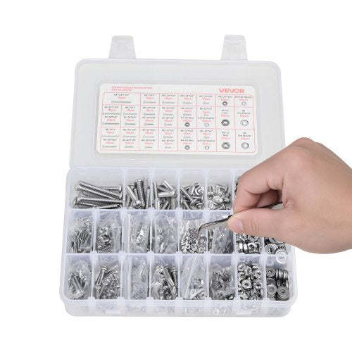 1110 pieces mixed pack stainless steel bolts and nuts for furniture